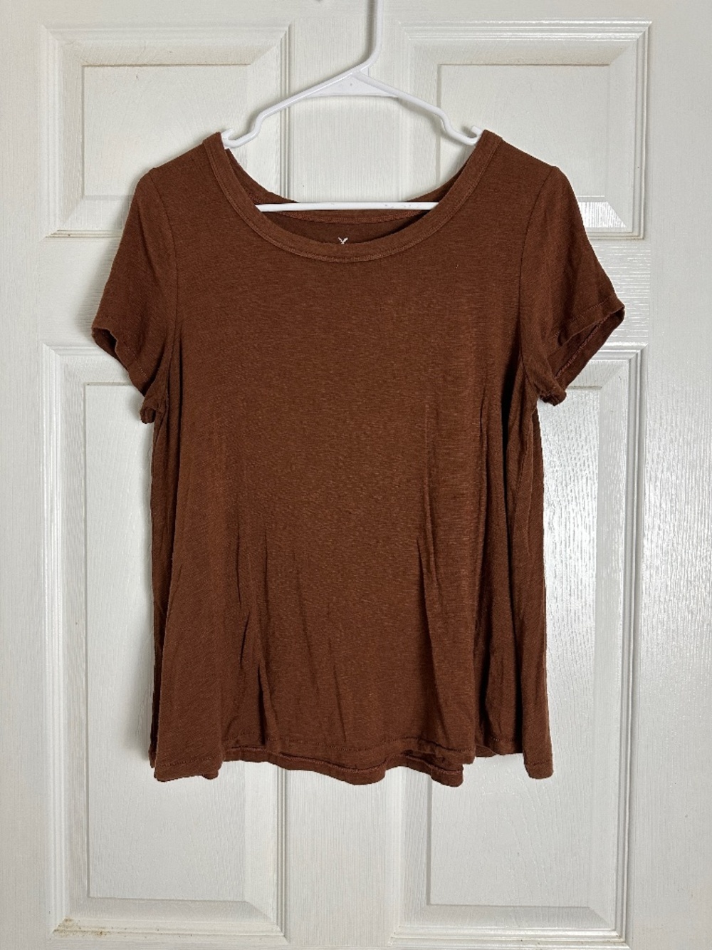 American Eagle Soft & Sexy Slub Cozy Comfy Loungewear Short Sleeve Top Women M